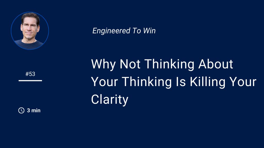 Metacognition in leadership: thinking about your thinking