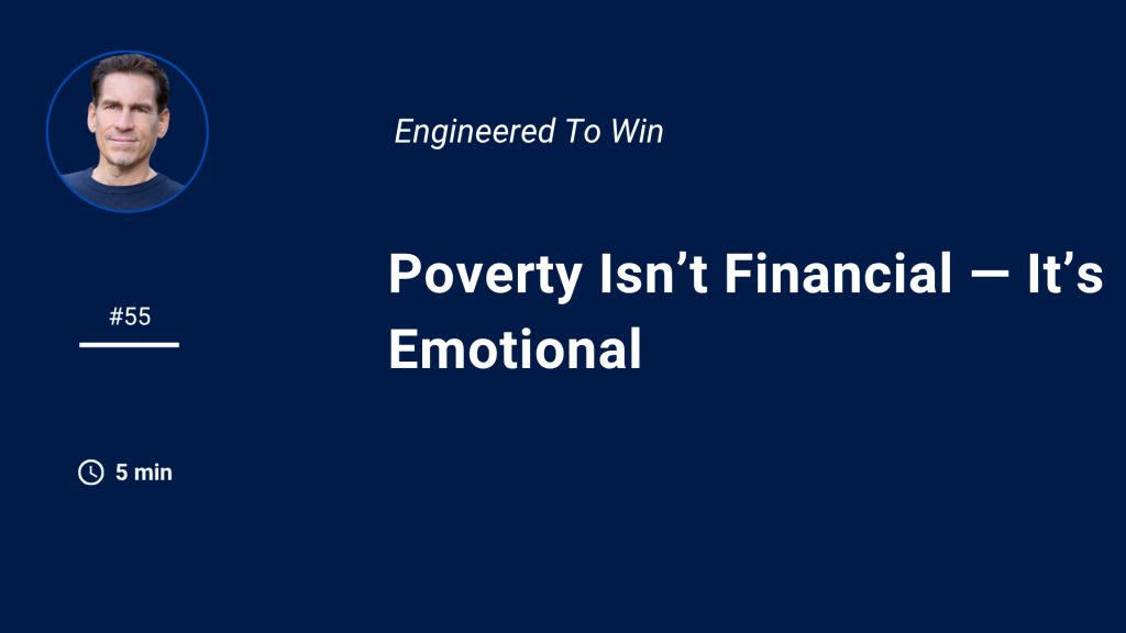 Founder releasing emotional poverty through breathwork and reflection
