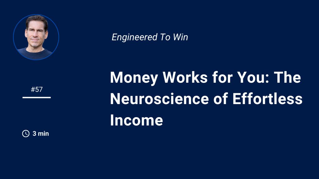 illustration of effortless income pathways in the brain