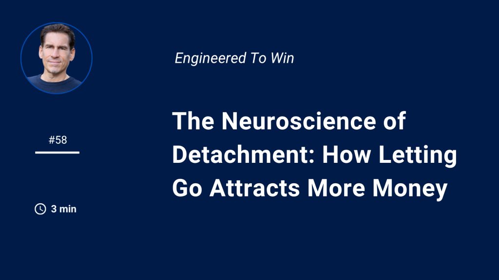Neuroscience of detachment brain scan showing money-related stress circuits